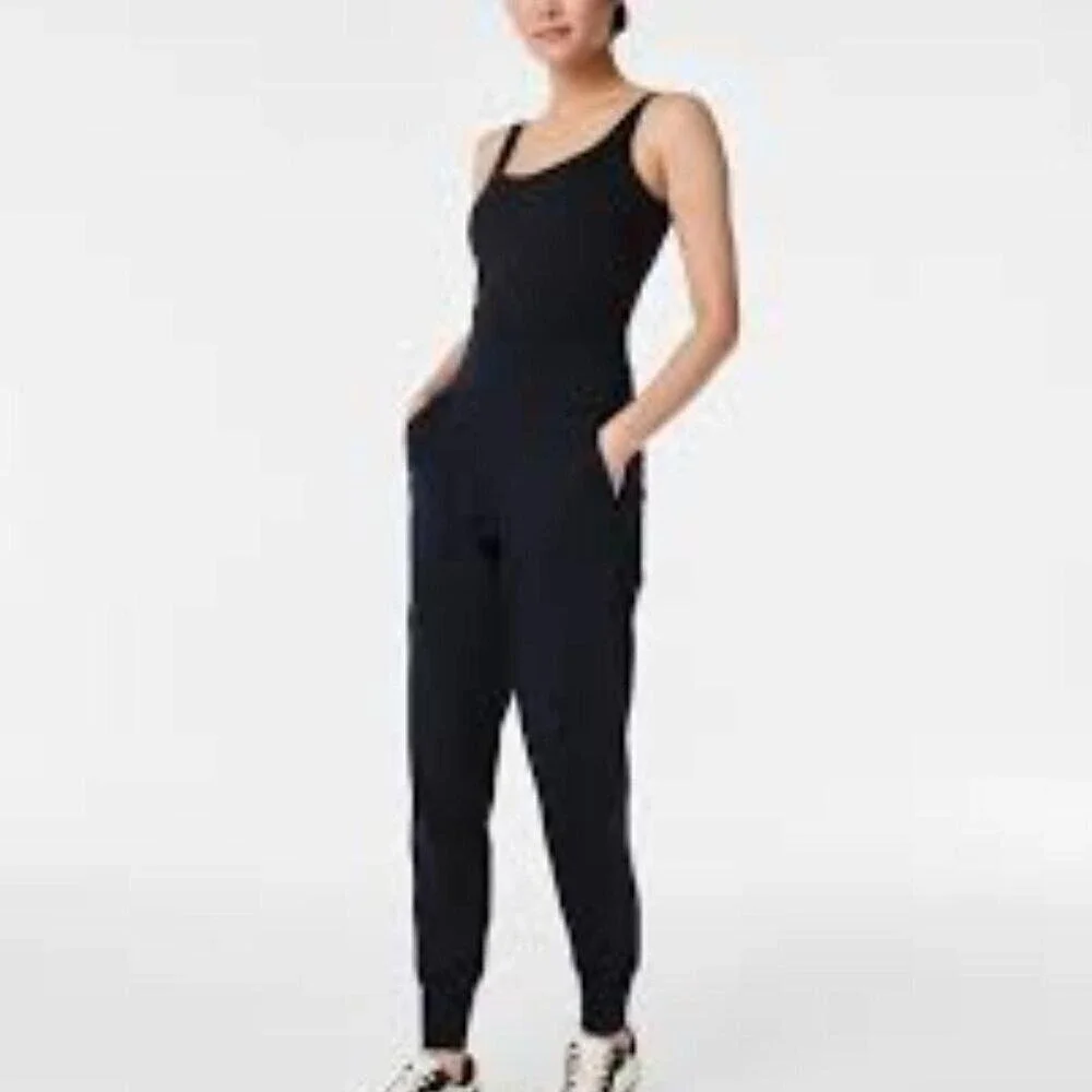 SPANX Spanxsmooth Soft and Smooth Jogger‎ Pants Black Size Medium
